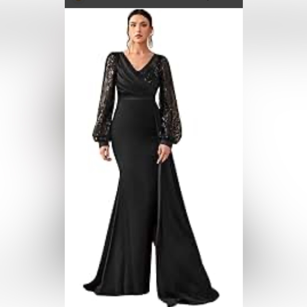 Giffniseti black  
Long dress dress